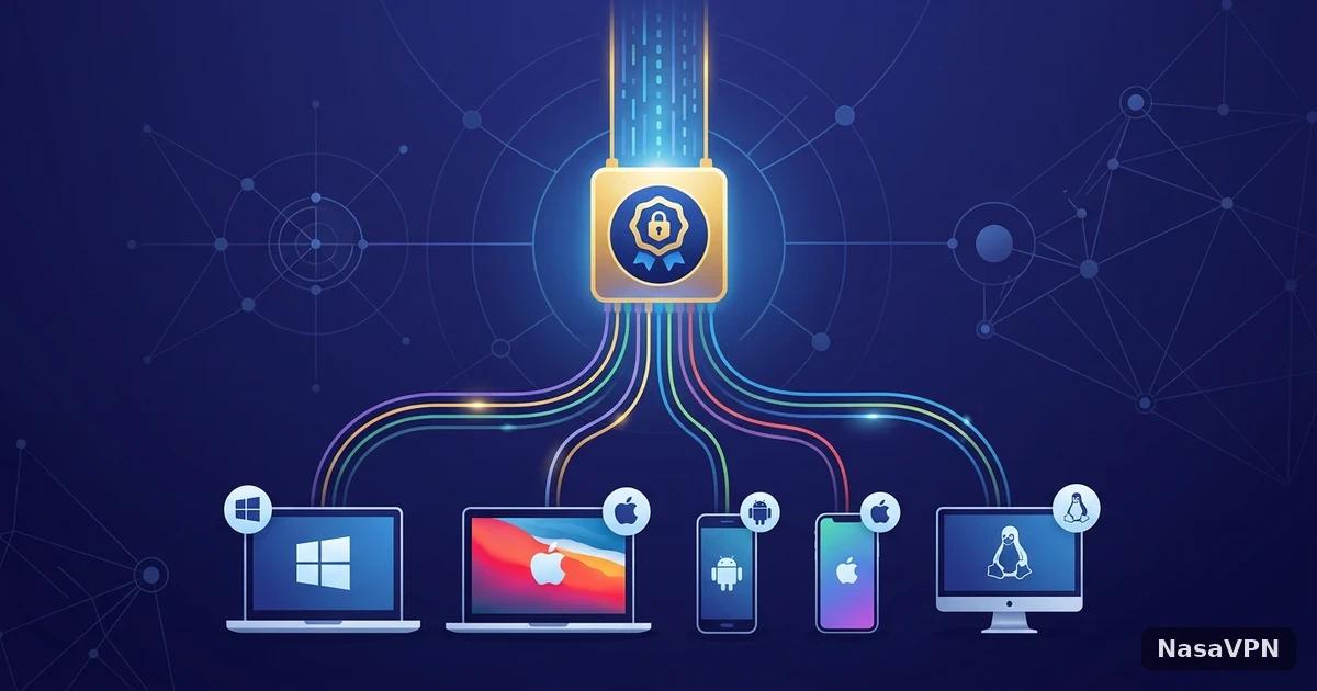 NasaVPN 独享 IP 覆盖全平台客户端:团队多端接入为什么身份不会漂移 - 那啥VPN（NasaVPN）