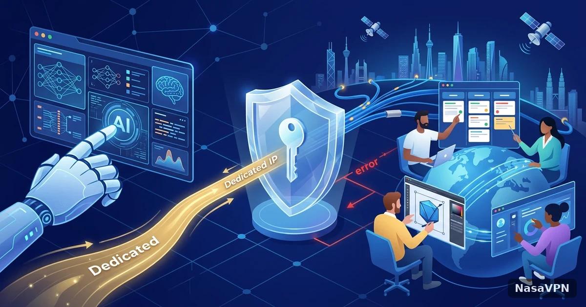 NasaVPN 独享 IP 实测:AI 工具与跨境办公到底快不快 - 那啥VPN（NasaVPN）