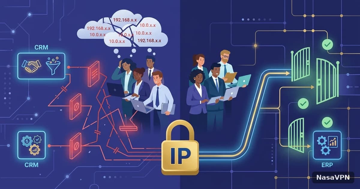 出海团队常用的CRM/ERP系统接入,独享IP能解决什么问题 - NasaVPN