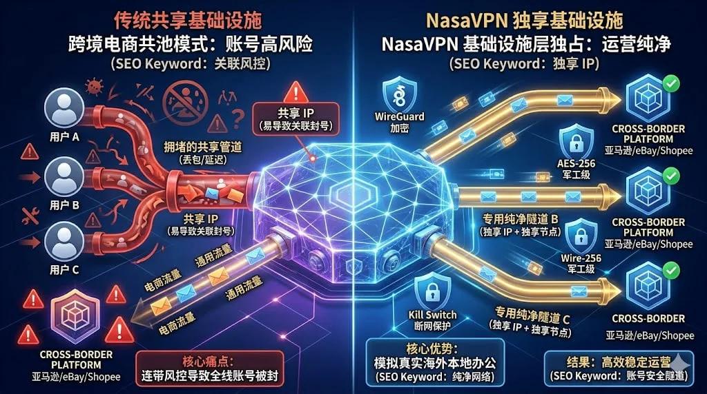 Infrastructure comparison diagram