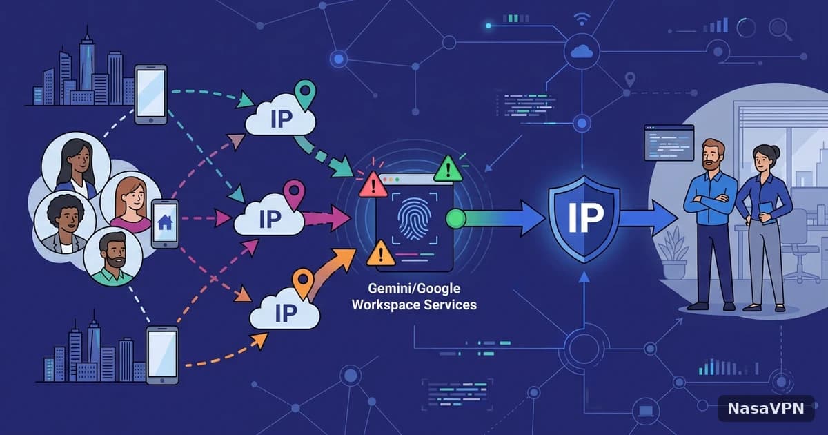 团队用 Gemini 总收到异地登录提醒?问题可能不在账号,在出口 IP - NasaVPN